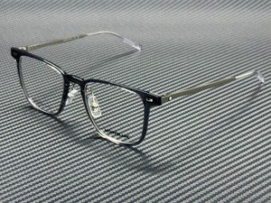 MONT BLANC MB0395ON 004 Grey Silver 51 mm Medium Eyeglasses