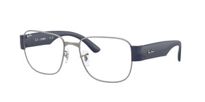 RAY BAN RX6532 3189 Gunmetal Matte Blue 53 mm Unisex Eyeglasses