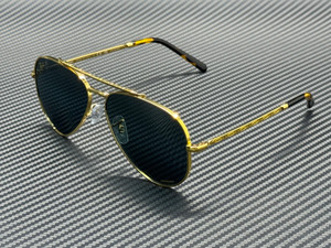 RAY BAN RB3625 9196G6 Gold Blue Polarized Unisex 58 mm Sunglasses