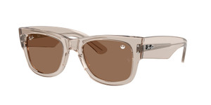 RAY BAN RB0840S 68701A Light Brown Violet Unisex 51 mm Sunglasses