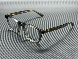 MONT BLANC MB0422O 009 Grey Transparent Men's 53 mm Large Eyeglasses