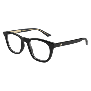 MONT BLANC MB0422O 006 Black Men's 53 mm Large Eyeglasses