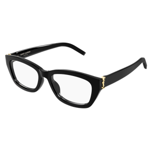 SAINT LAURENT SL M153 001 OPT Black Gold Women's 55 mm Medium Eyeglasses