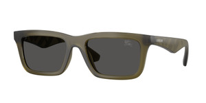 BURBERRY BE4475U 421287 Matte Green Dark Grey Men's 53 mm Sunglasses