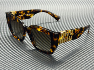 MIU MIU MU B05S 14L20U Honey Havana Brown Gradient Women's 51 mm Sunglasses