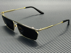 DOLCE & GABBANA DG2327 131387 Gold Dark Grey Men's 60 mm Sunglasses