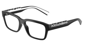 DOLCE & GABBANA DG5112 501 Black Unisex 55 mm Eyeglasses