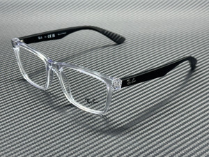 RAY BAN RX7025 5943 Transparent Square 55 mm Unisex Eyeglasses