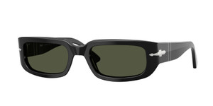 PERSOL PO3385S 95 31 Black Green Unisex 55 mm Sunglasses