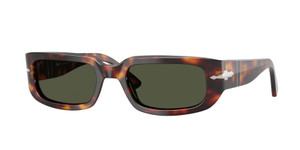 PERSOL PO3385S 24 31 Havana Green Unisex 55 mm Sunglasses