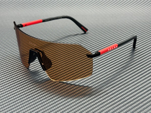 PRADA LINEA ROSSA PS B50S 1BO90U Black Orange Men's 70 mm Sunglasses