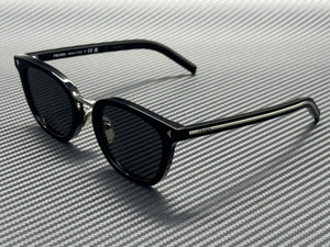PRADA PR C01SD 16K731 Black Dark Grey Men's 52 mm Sunglasses