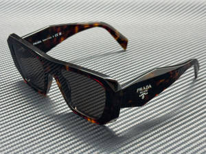 PRADA PR B18S 17N06B Root Tortoise Dark Brown Women's 53 mm Sunglasses
