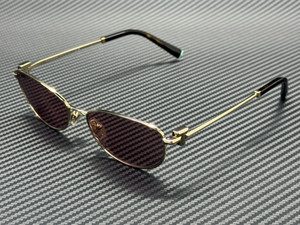 TIFFANY TF3115 6189VS Pale Gold Violet Mirror Women's 56 mm Sunglasses