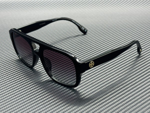 TORY BURCH TY7224U 170973 Black Grey Gradient Violet Women's 55 mm Sunglasses