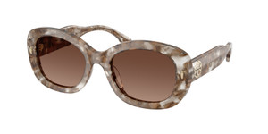 TORY BURCH TY7226U 2026T5 Brown Tortoise Polarized Women's 52 mm Sunglasses
