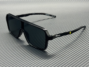 FERRARI FZ6022U 504 87 Shiny Black Dark Grey Men's 63 mm Sunglasses