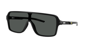 FERRARI FZ6022U 504 87 Shiny Black Dark Grey Men's 63 mm Sunglasses