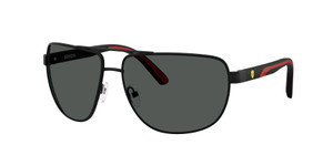 FERRARI FZ5007 101 87 Matte Black Dark Grey Men's 64 mm Sunglasses
