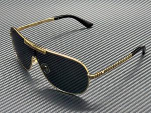 VERSACE VE2293 100287 Gold Dark Grey 70 mm Men's Sunglasses