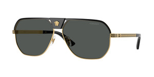 VERSACE VE2294 100287 Black Dark Grey Men's 61 mm Sunglasses