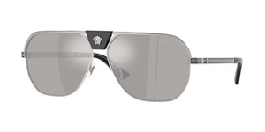 VERSACE VE2294 10006G Silver Grey Mirror Silver Men's 61 mm Sunglasses