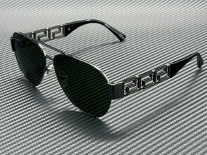 VERSACE VE2289 100071 Gunmetal Dark Green Men's 61 mm Sunglasses