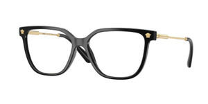 VERSACE VE3388U GB1 Black Gold Women's 55 mm Eyeglasses