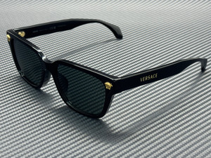 VERSACE VE4513D GB1 87 Black Dark Grey Men's 56 mm Sunglasses