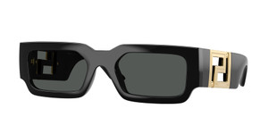 VERSACE VE4506U GB1 87 Black Dark Grey Men's 54 mm Sunglasses