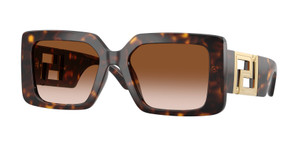 VERSACE VE4505U 108 13 Havana Brown Gradient Women's 55 mm Sunglasses