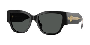 VERSACE VE4509U GB1 87 Black Dark Grey Women's 55 mm Sunglasses