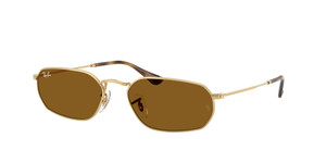RAY BAN RB3947 001 33 Arista Gold Brown Unisex 57 mm Sunglasses