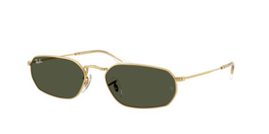 RAY BAN RB3947 001 31 Arista Gold Green Unisex 57 mm Sunglasses
