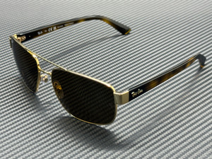 RAY BAN RB3663 001 57 Arista Gold B-15 Brown Polarized Unisex 60 mm Sunglasses