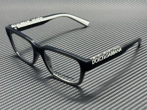 DOLCE & GABBANA DG5112 3160 Transparent Dark Grey Unisex 55 mm Eyeglasses