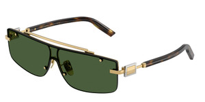 DOLCE & GABBANA DG2335 02 71 Gold Dark Green Men's 70 mm Sunglasses