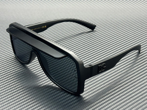 DOLCE & GABBANA DG6205 25256G Matte Black Grey Mirror Unisex 70 mm Sunglasses