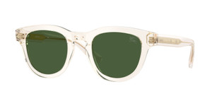 BURBERRY BE4477 420971 Yellow Dark Green Men's 48 mm Sunglasses