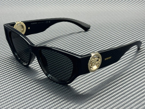 BURBERRY BE4467U 300187 Black Dark Grey Women's 52 mm Sunglasses