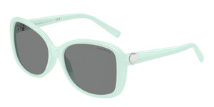TIFFANY TF4257U 845087 Tiffany Blue Dark Grey Women's 56 mm Sunglasses
