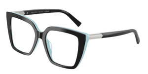 TIFFANY TF2278 8055 Black Silver Women's 53 mm Eyeglasses