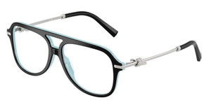 TIFFANY TF2283 8055 Black Silver Women's 56 mm Eyeglasses