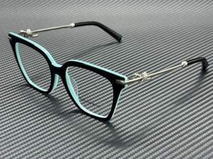 TIFFANY TF2284B 8055 Black on Blue Silver Women's 53 mm Eyeglasses