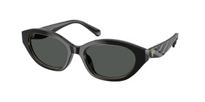 TORY BURCH TY7232U 170987 Black Dark Grey Women's 52 mm Sunglasses