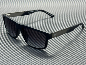 EMPORIO ARMANI EA4244U 50018G Matte Black Grey Gradient Men's 57 mm Sunglasses