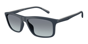 EMPORIO ARMANI EA4257U 508819 Matte Blue Gradient Men's 57 mm Sunglasses