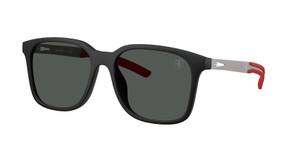 FERRARI FZ6025D 504 87 Matte Black Dark Grey Men's 57 mm Sunglasses