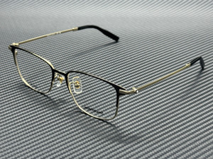 MONT BLANC MB0314OA 002 Black Gold Titanium Men's Extra Large 54 mm Eyeglasses