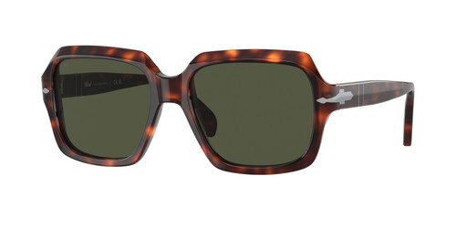 PERSOL PO0581S 24 31 Havana Green Square Men's Sunglasses 54 mm